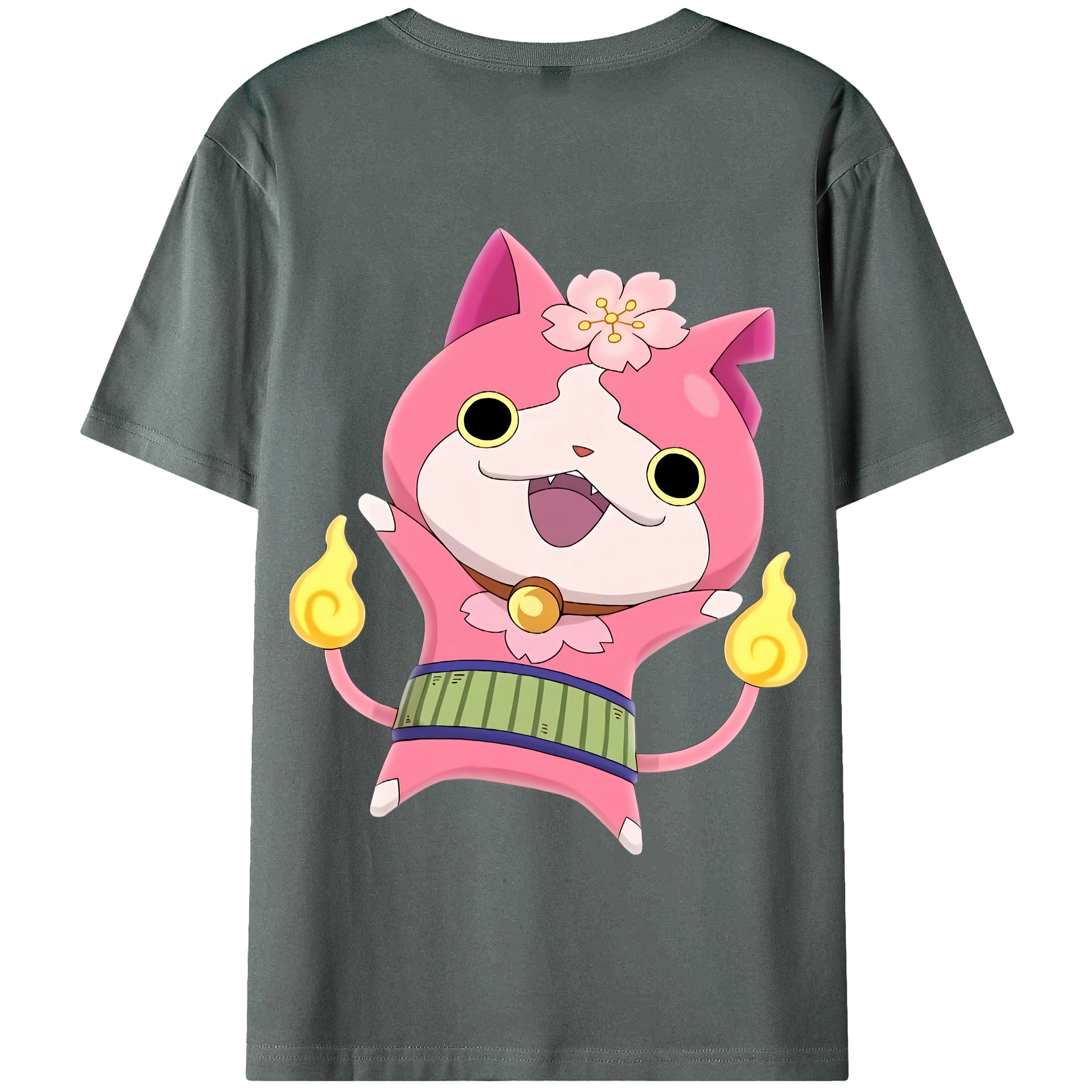 （画像用） 妖怪ウォッチ Yo-kai Watch 綿100％半袖Tシャツ（背面プリント）